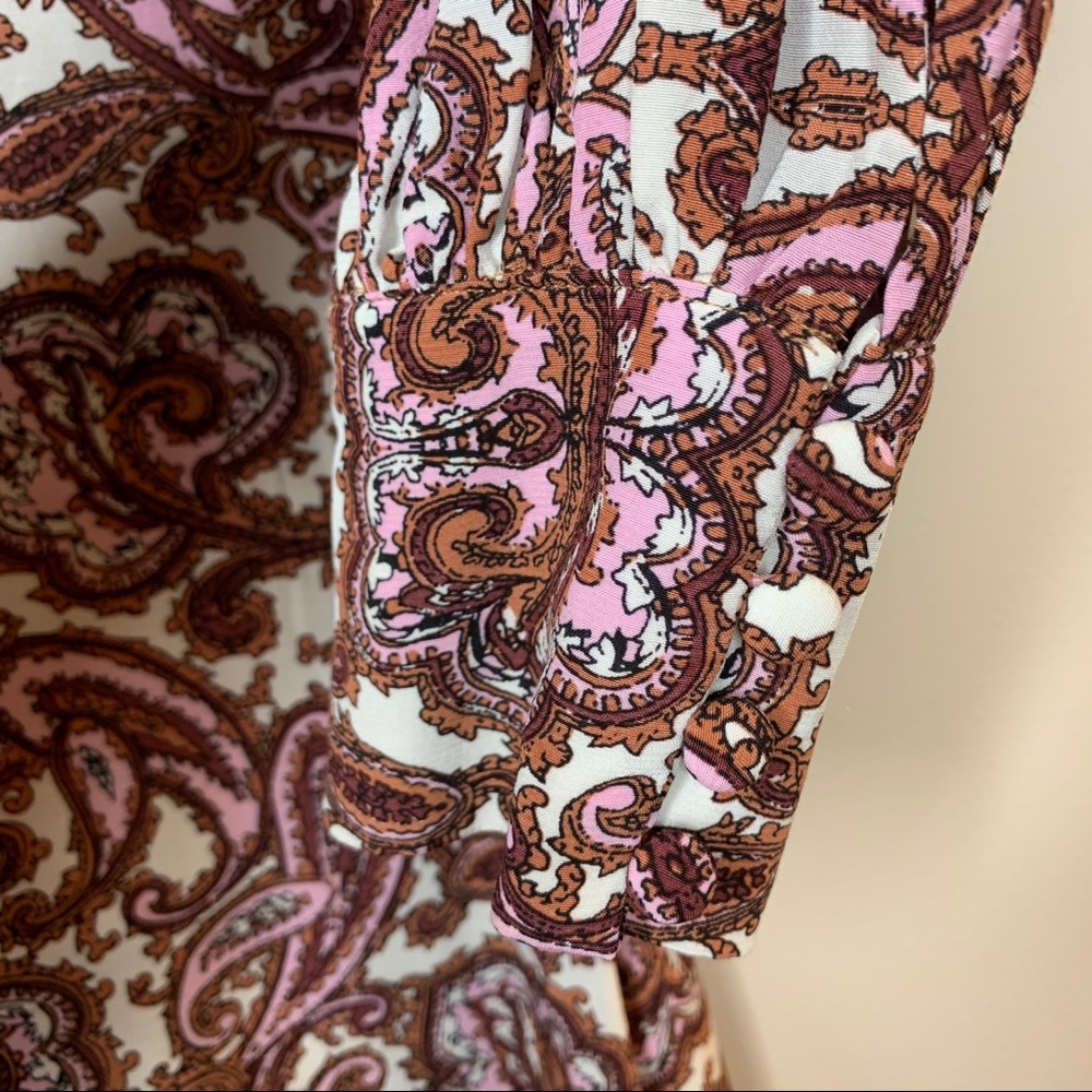 For Love & Lemons Romy Paisley Ruffle Mini Dress - Picture 6 of 9